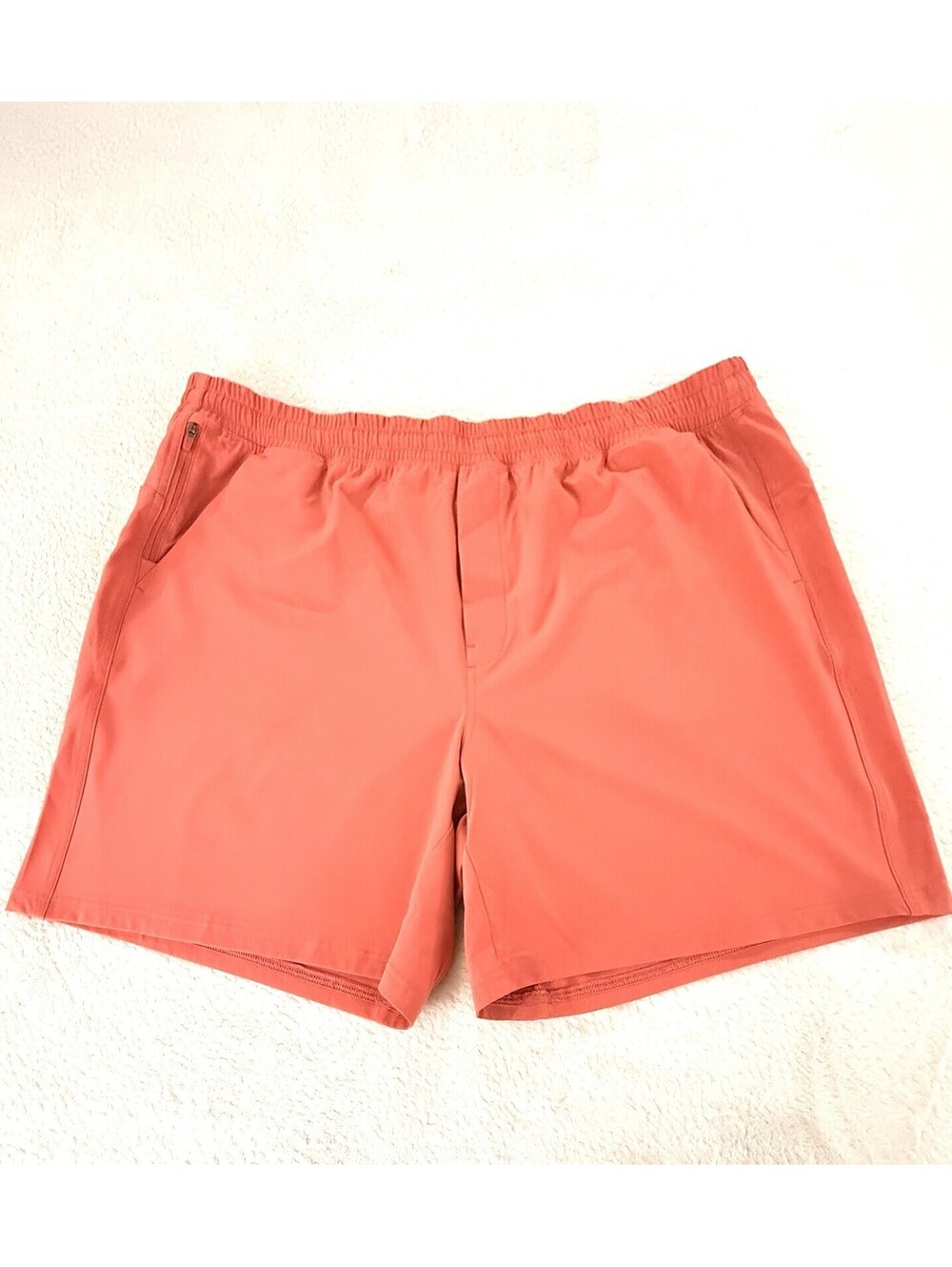 VRST Men’s XXL 7” All-In Unlined Athletic Shorts Pink Rouge Stretch NWT